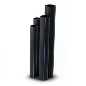 مواسير HDPE ضغط 16 بار قطر خارجي 355 مم سمك 48.5 مم لون أسود