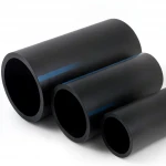 مواسير HDPE الوطني لشبكات المياه  ضغط 6 بار قطر خارجي 400 مم سمك 9.8 مم لون اسود