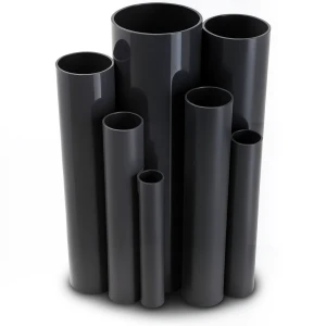 مواسير UPVC ضغط 4 بار قطر خارجي 225 مم سمك 4.5 مم لون اسود
