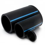 مواسير HDPE الوطني لشبكات المياه ذات الضغط العالي  ضغط 16  بار قطر خارجي 400 مم سمك 29.7 مم لون اسود