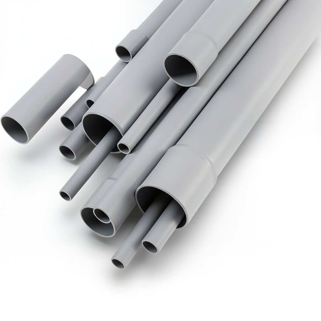 UPVC Pipes DB 120 Size 6 Inch Thickness 5.77 mm Gray