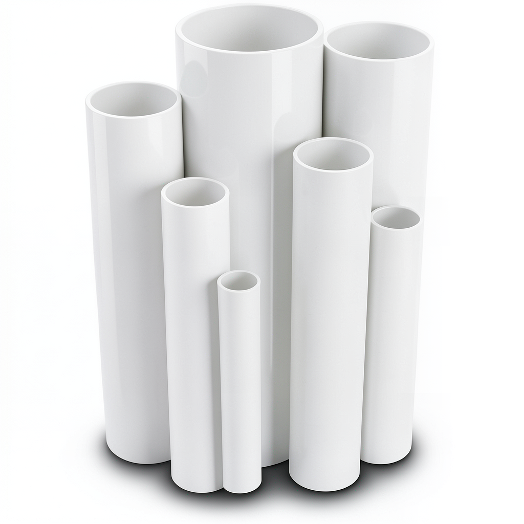 UPVC Pipes Nominal Pressure 6 Bar Outside Diameter 225 mm Thickness 6.6 mm White