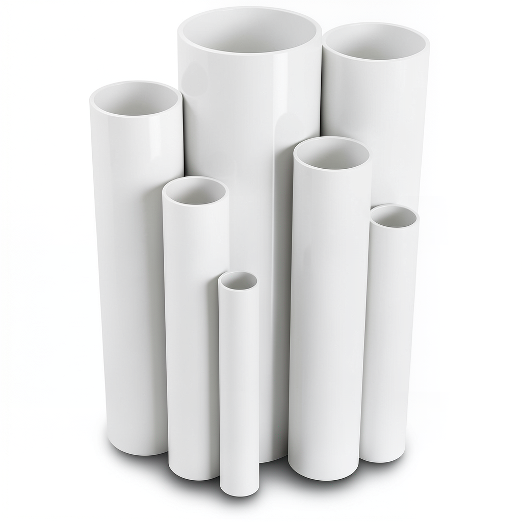 UPVC Pipes Nominal Pressure 4 Bar Outside Diameter 225 mm Thickness 4.5 mm White
