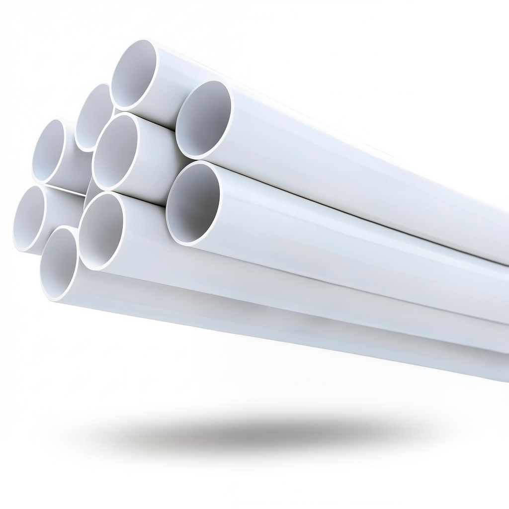 UPVC Pipes 21.7 Bar Pressure ½ Inch Size 1.57 mm Thickness White