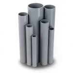 UPVC Pipes 4 Bar Pressure 225 mm OD 4.5 mm Thickness Gray