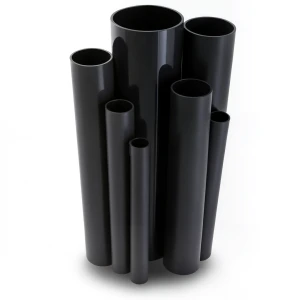 UPVC Pipes Nominal Pressure 4 Bar Outside Diameter 225 mm Thickness 4.5 mm Black
