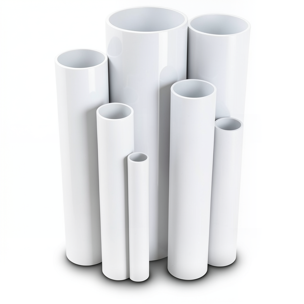 UPVC Pipes Schedule 40 ½ inch Thickness 2.8 mm White