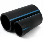 مواسير HDPE الوطني لشبكات المياه  ضغط 6 بار قطر خارجي 180 مم سمك 4.4 مم لون اسود