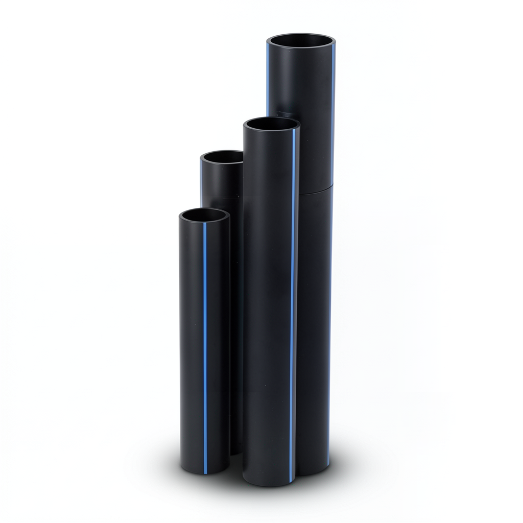 HDPE Pipes Nominal Pressure 16 Bar Outside Diameter 500 mm Thickness 68.3 mm Black