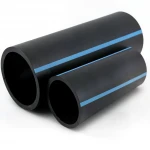 مواسير HDPE الوطني لشبكات المياه  ضغط 6 بار قطر خارجي 225 مم سمك 5.5 مم لون اسود