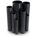 مواسير UPVC ضغط 6 بار قطر خارجي 225 مم سمك 6.6 مم لون اسود
