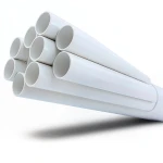 مواسير UPVC ضغط 21.7 بار مقاس ½ 1 إنش سمك 3.58 مم لون أبيض