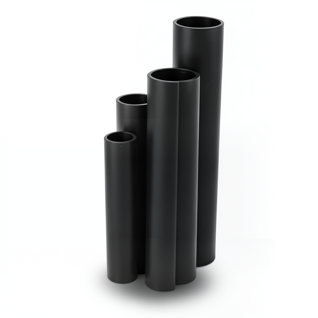 HDPE Pipes SDR 22 Outside Diameter 40 mm Thickness 1.9 mm Black