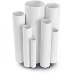مواسير UPVC جدول 40 مقاس ½ 1 إنش سمك 3.7 مم لون أبيض
