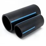مواسير HDPE الوطني لشبكات المياه  ضغط 6 بار قطر خارجي 280 مم سمك 6.9 مم لون اسود