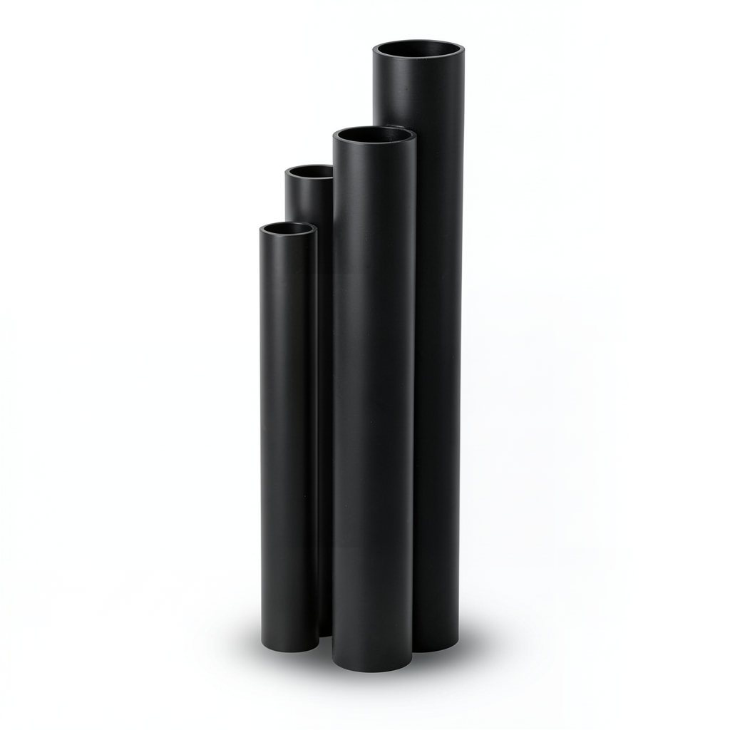 مواسير HDPE SDR 33 قطر خارجي 630 مم سمك 19.3 مم لون أسود