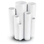 مواسير UPVC جدول 40 مقاس 1 إنش سمك 3.4 مم لون أبيض