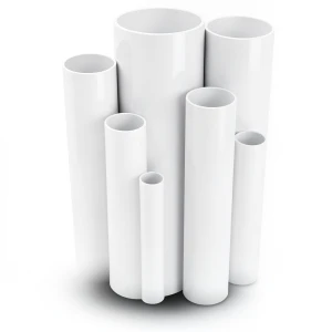 مواسير UPVC جدول 40 مقاس 1 إنش سمك 3.4 مم لون أبيض