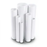 مواسير UPVC جدول 40 مقاس 2 إنش سمك 3.9 مم لون أبيض
