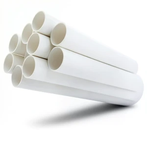 مواسير UPVC ضغط 21.7 بار مقاس 4 إنش سمك 8.46 مم لون أبيض