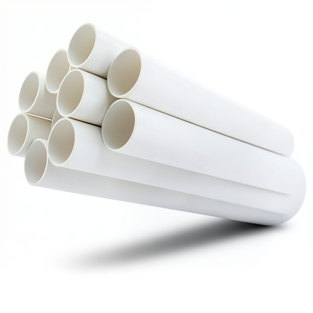 UPVC Pipes Nominal Pressure 21.7 Bar Size 4 Inch Thickness 8.46 mm White