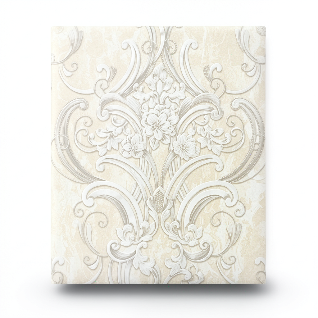 Italian Wallpaper Creamy Color 10m x 1.06m, Model 83429