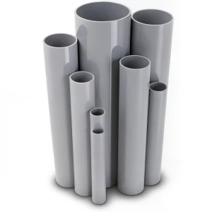 UPVC Pipes Nominal Pressure 10 Bar Outside Diameter 225 mm Thickness 10.8 mm Gray