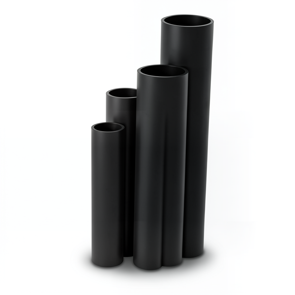HDPE Pipes SDR 33 Outside Diameter 710 mm Thickness 21.8 mm Black