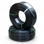 أنابيب HDPE  نيبروبلاست PE 80 ضغط 16 بار قطر خارجي 50 مم سمك 5.6 مم لون اسود