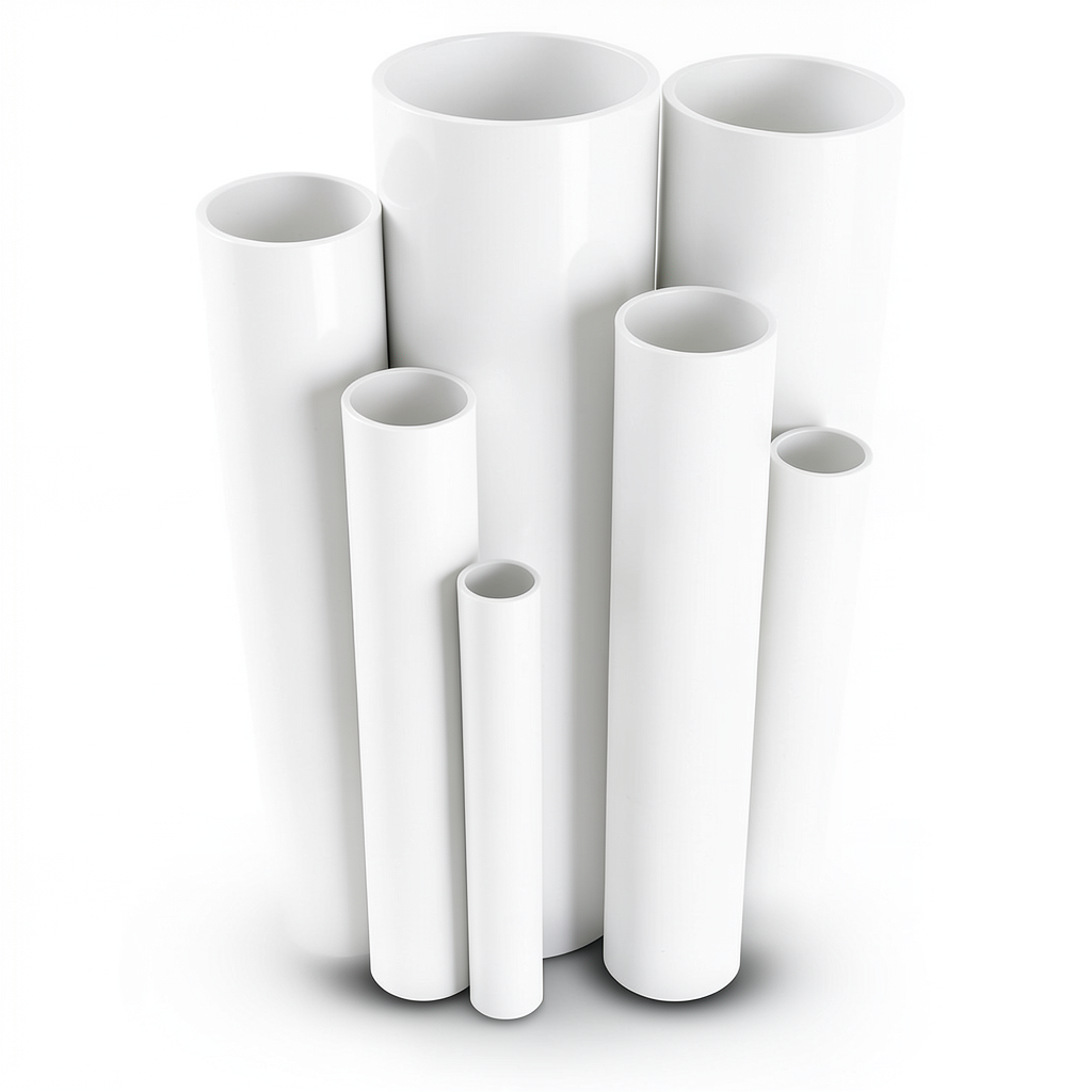 UPVC Pipes Schedule 80 Size ½ inch Thickness 3.7 mm White
