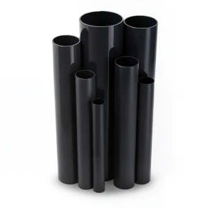مواسير UPVC ضغط اسمي 10 بار قطر خارجي 225 مم سمك 10.8 مم لون اسود