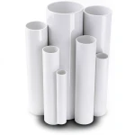 مواسير UPVC جدول 40 مقاس 2 إنش سمك 3.9 مم لون أبيض