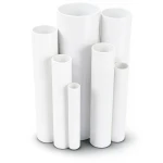 مواسير UPVC جدول 80 مقاس ½ إنش سمك 3.7 مم لون أبيض