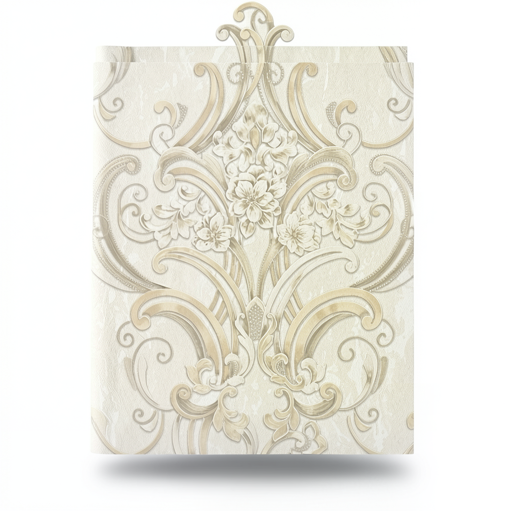 Italian Wall Covering Light Beige 10m x 1.06m, Model 83417