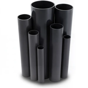 مواسير UPVC ضغط اسمي 10 بار قطر خارجي 225 مم سمك 10.8 مم لون اسود