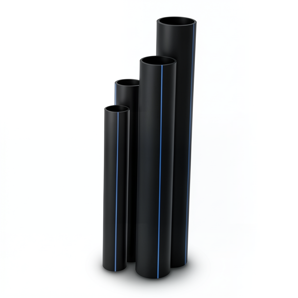 HDPE Pipes SDR 22 Outside Diameter 125 mm Thickness 5.7 mm Black