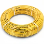 أنابيب HDPE نيبروبلاست PE 80 ضغط 16 بار قطر خارجي 50 مم سمك 5.6 مم لون أصفر 