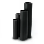 HDPE Pipes SDR 33 Outside Diameter 560 mm Thickness 17.2 mm Black