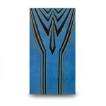 Italian Wallpaper Patterned Design 10mx0.70m Blue Color, Model rc16003