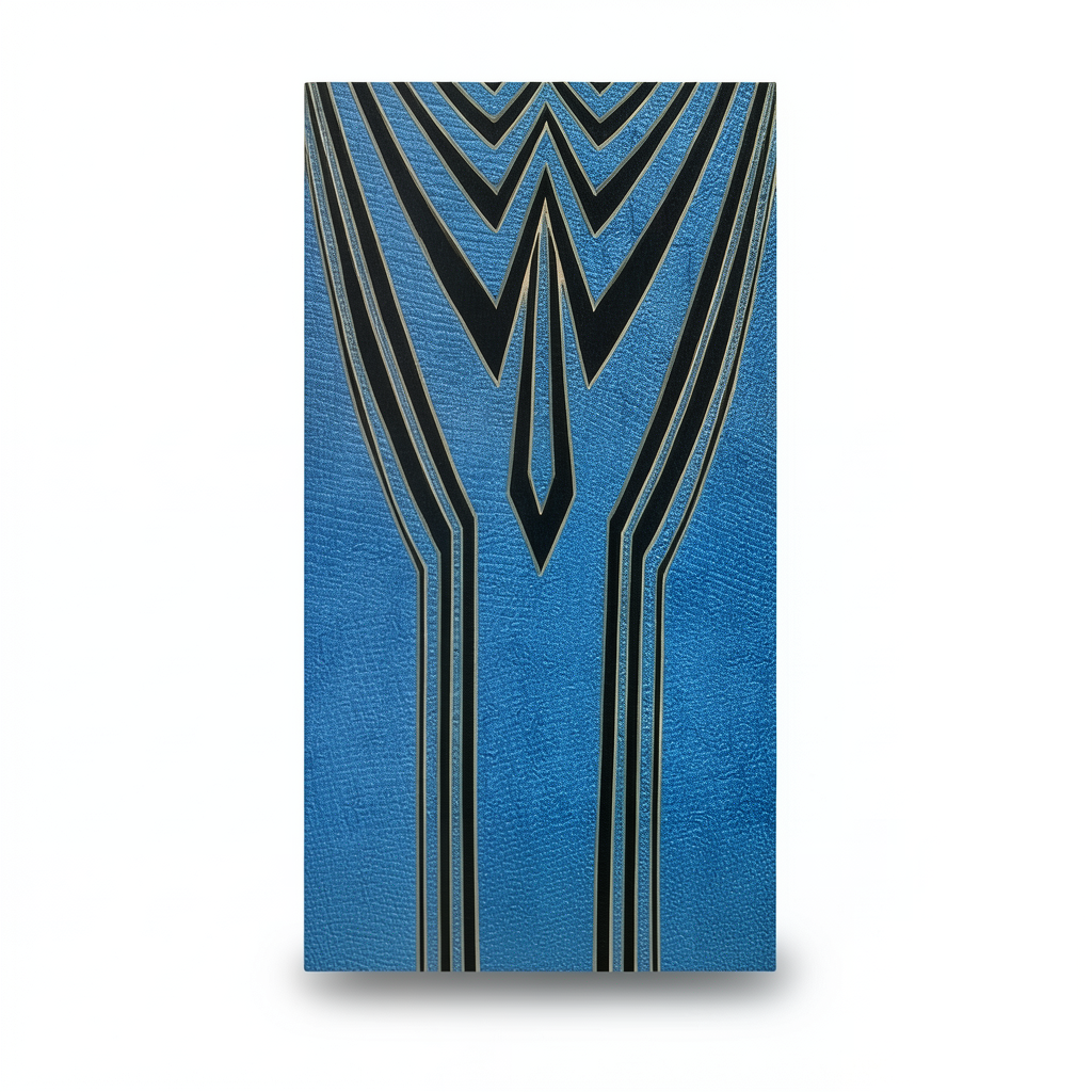 Italian Wallpaper Patterned Design 10mx0.70m Blue Color, Model rc16003