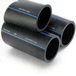 SPS HDPE Pipes PE 80 Pressure 8 Bar Outside Diameter 200 mm Thickness 11.9 mm Black | Saudi Pipes Systems (SPS)
