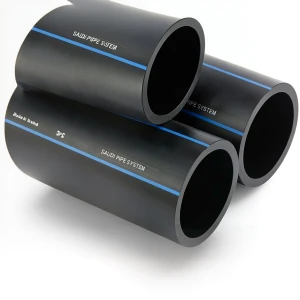 مواسير HDPE السعودي PE 80 ضغط 8 بار قطر خارجي 200 مم سمك 11.9 مم لون أسود | مصنع أنظمة الانابيب السعودي (SPS)