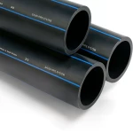 SPS HDPE Pipes PE 80 Pressure 12.5 Bar Outside Diameter 200 mm Thickness 18.2 mm Black | Saudi Pipes Systems (SPS)