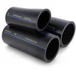 SPS HDPE Pipes PE 80 Pressure 8 Bar Outside Diameter 225 mm Thickness 13.4 mm Black | Saudi Pipes Systems (SPS)