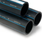 SPS HDPE Pipes PE 80 Pressure 12.5 Bar Outside Diameter 200 mm Thickness 18.2 mm Black | Saudi Pipes Systems (SPS)