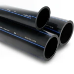 SPS HDPE Pipes PE 80 Pressure 5 Bar Outside Diameter 225 mm Thickness 8.6 mm Black | Saudi Pipes Systems (SPS)