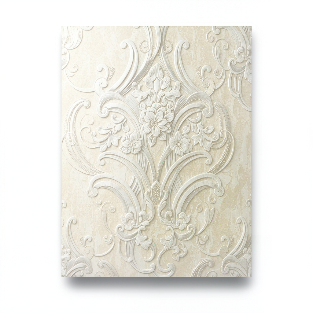 Italian Wallpaper Creamy Color 10m x 1.06m, Model 83429