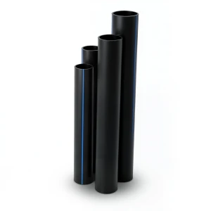 أنابيب HDPE SDR 22 قطر خارجي 90 مم سمك 4.1 مم أسود