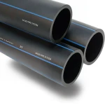 SPS HDPE Pipes PE 80 Pressure 8 Bar Outside Diameter 225 mm Thickness 13.4 mm Black | Saudi Pipes Systems (SPS)