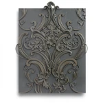 Italian Wall Decoration 10m x 1.06m Dark Grey, Model 83418
